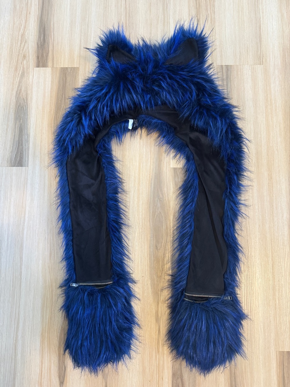 KOZYBYKY - Kozy By Ky - Faux Fur Animal Hood Scarf / Scoodie - Raves & Festivals